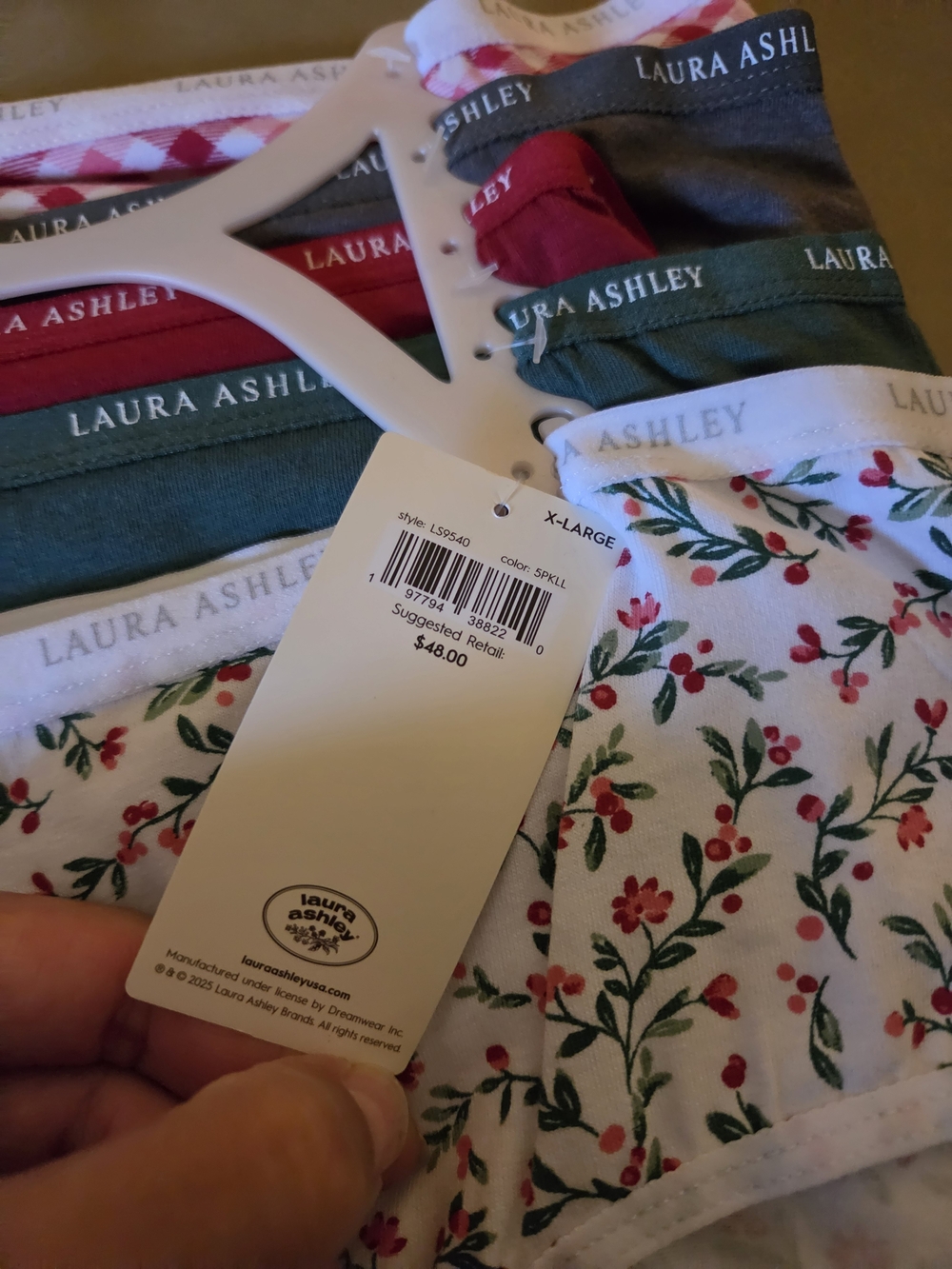Laura Ashley Cotton Underwear- 5 Pack - Picture 7 of 7